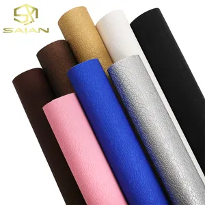 Grosir Batu Timbul PVC Bahan Kulit Sintetis untuk Rambut Busur Notebook Tote Bag Dompet