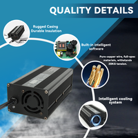 Cargador de Batería para Motocicleta Eléctrica Lifepo4 de Carga Rápida con Protección OVP y OTP, Certificado CE, 12S-22S, 50.4V-92V, 6A
