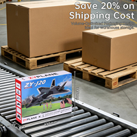 Vente en gros d'avions télécommandés RC Fighter Jet J20 en mousse EPP, 1 batterie, avion télécommandé, approvisionnement en vrac