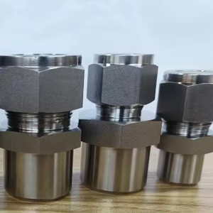 Stainless Steel 304 <strong>Double</strong> Ferrule Compression Fittings 1/8'' Tee Pipe <strong>Adapter</strong> 3 <strong>Way</strong> Connector Smooth Surface Treatment - Product Image 1