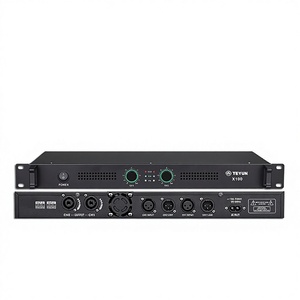 เครื่องขยายเสียงดิจิตอลแบบพกพา <span class=keywords><strong>TEYUN</strong></span> X100 Class D รุ่นบางเฉียบ ระดับมืออาชีพ สองช่องสัญญาณ โครงสร้างโลหะ สำหรับห้องประชุม - Product Image 1