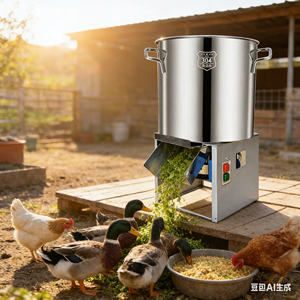 Macchina Economica per la Lavorazione di Mangimi Agricoli, Mini Trituratore ad Alta Efficienza per Paglia, Trituratore per Erba, Frutta e Verdura - Product Image 5