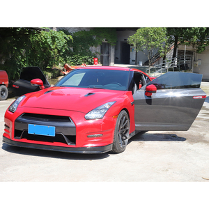 Modificación de coche 2009-2015, actualización de puertas de fibra de carbono, protección de paneles laterales de la carrocería para Nissan - Product Image 4