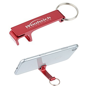 Accessoires personnalisés : Pendentif métallique en forme de bouteille/boîte, porte-clés décapsuleur, support de téléphone et ouvre-boîte - Product Image 1