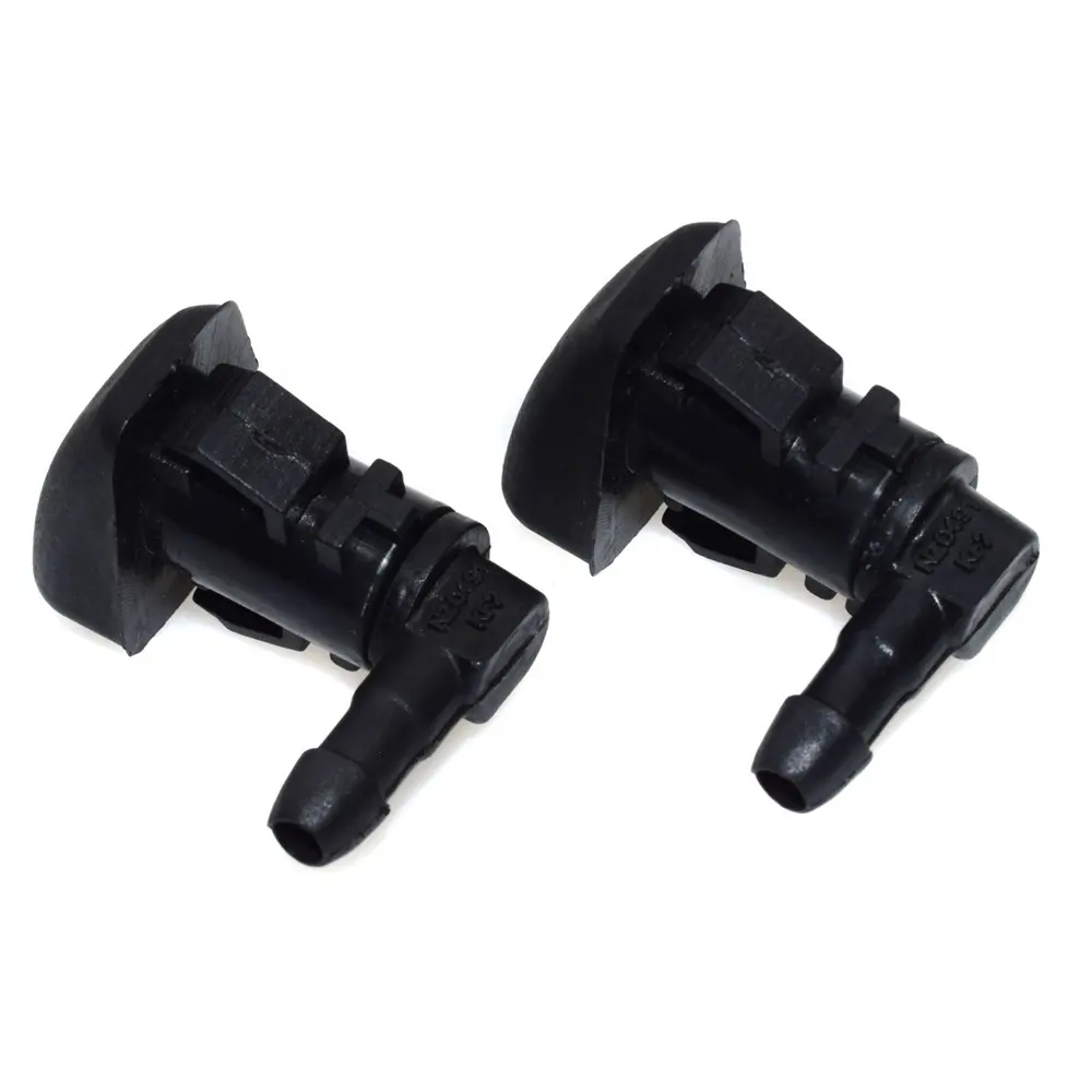 Kaca Depan Mobil Jet Washer Nozzle Semprot Air Hitam Replacement Parts untuk Ford 8E5Z17603A