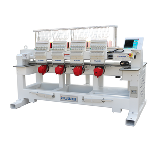 Fuwei-máquina de bordado de punto automático, máquina de fabricación de almohadillas sanitarias de cuatro cabezales, como máquina de bordado feliz - Product Image 1