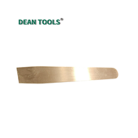 DEAN TOOLS Racloir de surface industriel 30*90mm en aluminium bronze, couteau à mastic anti-étincelles pour préparation de surface industrielle