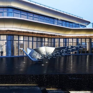 SENZHAO Modern Outdoor Abstract Stainless Steel Sculpture Custom Art Sculpture Supplier - Product Image 1
