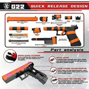 Pistolas de Hidrogel Electrónicas G22 2026 para Adultos con Gelblaster de Nylon, Pistolas de <span class=keywords><strong>Juguete</strong></span> de Hidrogel Seguras Unisex - Product Image 5