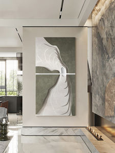 ภาพวาดติดผนังรูปทิวทัศน์อันทันสมัยแบบวาดด้วยมือแผ่นไม้สำหรับห้องนั่งเล่นงานตามสั่ง - Product Image 2