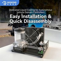 Kit de refroidissement liquide intégré OCOCOO AC120 120 mm avec radiateur en aluminium et pompe pour système de jeu PC CPU