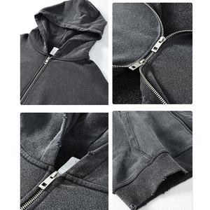 Sweat à capuche unisexe imprimé en gros - Impression numérique DTG de haute qualité, tissu en molleton français, lavage à l'acide, vintage, broderie personnalisée - Product Image 6