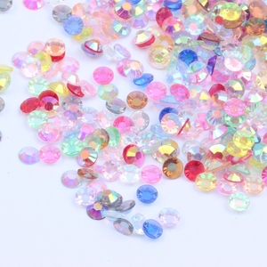 Offre Spéciale – Strass en résine brillants de 3 mm, 5000 pièces, à dos plat, non thermocollants, pour chaussures, nail art, confection 3D de vêtements et robes - Product Image 3