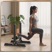 Support de Squat Bulgare pour Entraînement à une Jambe, Appareil de Squat à Jambes Écartées, Équipement d'Entraînement à Domicile pour l'Équilibre des Jambes et les Étirements