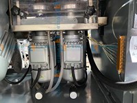 Mesin Poles Tepi Kaca Otomatis Vertikal 9/10/11 Spindel dengan Gearbox untuk Pemolesan Tepi Kaca Laminasi