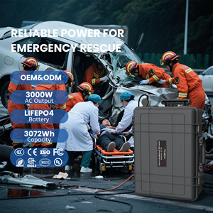 Stazione di Alimentazione Universale 3000W con Pannello Solare per USA, Australia, Regno Unito, Giappone - Stazione di Alimentazione Portatile per Emergenze Mediche e AC - Product Image 1