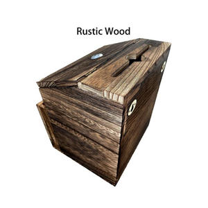 Boîte à cartes et accessoires pour cérémonie, automatique, avec fente, à poser au mur, en bois, à serrure, nouvelle collection - Product Image 6