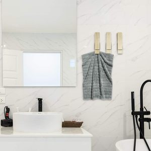 Mollette per Bucato in Legno Lucidato <span class=keywords><strong>di</strong></span> Grandi Dimensioni, Robuste, per Decorazioni Fai-da-Te e Lavanderia, <span class=keywords><strong>di</strong></span> Plato - Product Image 4