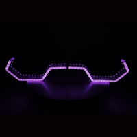 Kit d'éclairage diurne multicolore contrôlé par application VAHID RGB LED DRL Angel Eye pour BMW Série 3 F30 F31 F35 M3 F80 2013-2018 12V