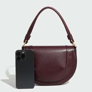 Women's Spring Fashion PU Leather Crossbody Bag Small Magnetic Buckle Flip Shoulder Bag - Product Image 5