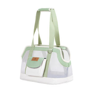 Ligero Transpirable Nylon Moda Malla sólida Cierre de botón ajustable Mochila ecológica para perros Portador de mascotas-Facilidad urbana - Product Image 1