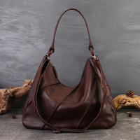 Sacs Hobo Vintage Personnalisés en Cuir Véritable pour Femmes – Sacs à Bandoulière Quotidiens OEM/ODM à Marque Privée