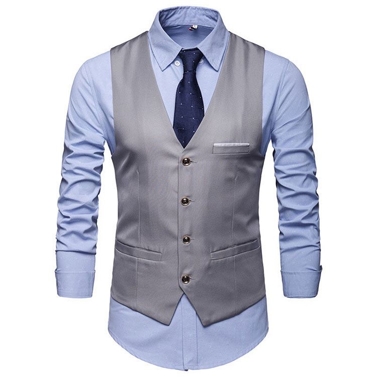 Men's Suit Vest Business Dress Vest Suit or Tuxedo Vest