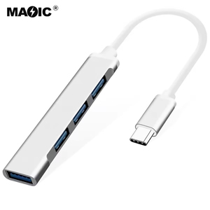 Magelei Giá Khuyến Mãi <span class=keywords><strong>USB</strong></span> C Hub Type C Sang USB3.0 3 * USB2.0 Bộ Chuyển Đổi Đa Cổng Di Động Bộ Chia <span class=keywords><strong>USB</strong></span> C Cho MacBook Pro/Air - Product Image 1