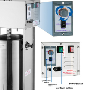 HELAXEN Ticari Sosis Dolum Makinesi-Elektrikli Otomatik Kaldırma Manuel Paslanmaz Çelik 1 Yıl Garantili Frankfurter Sosis Yapımı İçin - Product Image 4