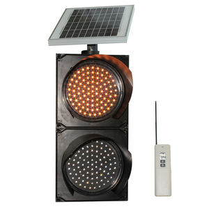 Feux rouges et verts de <span class=keywords><strong>8</strong></span> pouces à télécommande solaire pour portes automatisées, routes privées et entrées principales - Product Image 2