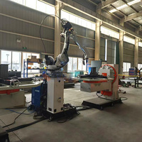 Robot de soudage à l'arc immergé intelligent Raintech à 6 axes avec suivi automatique des coutures pour la fabrication de pièces en structure métallique