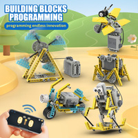 Kit de Robot Educativo STEM de 58-755 Piezas, Bloques de Construcción Programables por APP con Control Remoto, Opciones de Modelo 1/4/8