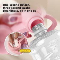 Fontaine à eau pour chat en plastique la plus vendue à l'international, abreuvoir automatique pour animaux de compagnie, sans filtre, sans fil, à profil bas, avec bol à débit automatique