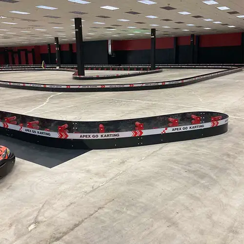 Hvfox Indoor Barrière Kartbaan Hoge Kwaliteit Rubber Voor Karting Race Track