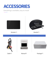 Monitor Headrest Mobil Layar Putar Wifi 2 + 32G Android Baru 11.0 untuk Tesla Model 3 Model Y