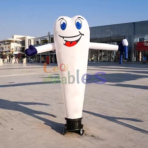 Slogan publicitaire personnalisé Oxford personnage de dessin animé extérieur Mario Tube à air gonflable homme Clown ciel danseur modèle pour la promotion - Product Image 5