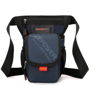 Sac de jambe imperméable pour moto, sac de taille réfléchissant pour cyclisme, grande capacité, fermeture éclair bidirectionnelle pour hommes - Product Image 2
