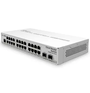 MikroTik CRS326-24G-2S + 在10千兆静音桌面交换机24电端口20000兆位光端口