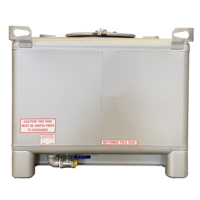 Réservoir IBC empilable en acier inoxydable de qualité alimentaire Wanlong, vente chaude, 1000L, OEM