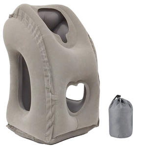 屋外用ポータブルインフレータブル飛行機トラベルネックヘッドサポート枕 - Product Image 1