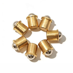 Fornitura di Fabbrica di Perni a Sfera in Ottone M3 M4 M5 M6 M8 - M12 con Collare Piatto a Pressione, Caricati a Molla, <span class=keywords><strong>per</strong></span> Attrezzature di Automazione CNC - Product Image 6