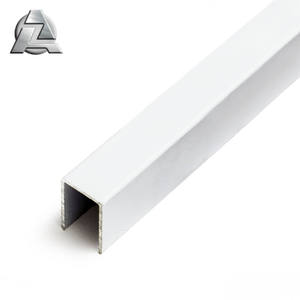 Tailles standard dimensions poids léger en aluminium extrudé <span class=keywords><strong>U</strong></span> formes <span class=keywords><strong>profilé</strong></span> d'extrusion de section de canal - Product Image 3