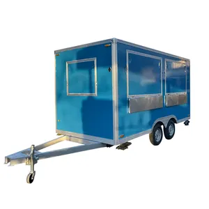 Pizza Truck trailer customized mobile food trailer for hot dog/bbq/burger