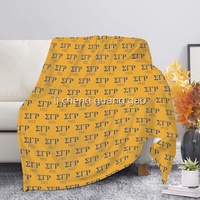 Neue Decke mit individuellem Design, Phi Beta Sigma, Flanelldecke mit griechischen Buchstaben, warme Decke, Decke für Sofa, Bett, Zuhause, Auto
