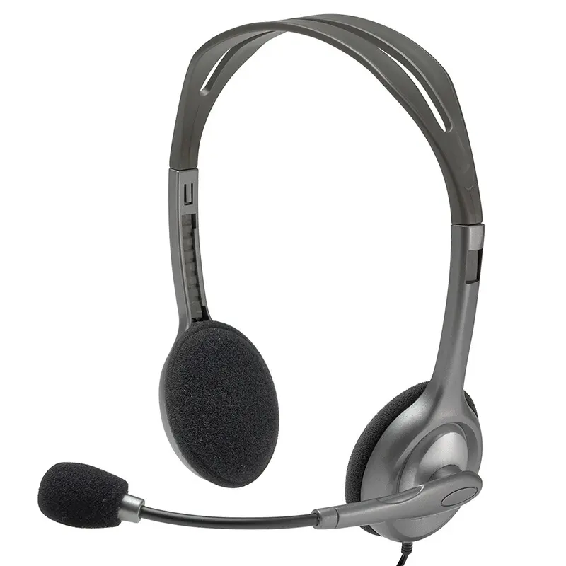 Werkseitig Original Logitech H111 Headset Kabel gebundene Kopfhörer für Office