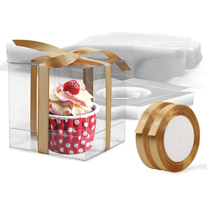 Rõ ràng <span class=keywords><strong>cupcake</strong></span> hộp trong suốt duy nhất <span class=keywords><strong>cupcake</strong></span> container hộp nhựa cho cupcakes - Product Image 5