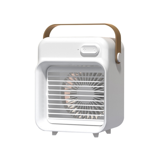 Home Desktop Portable Mini Air Conditioner Fan USB Rechargeable Evaporative Air Cooler Portable Water Air Cooler Fan With Handle