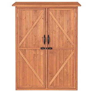 Stock <span class=keywords><strong>de</strong></span> meubles sans quantité minimale <span class=keywords><strong>de</strong></span> commande <span class=keywords><strong>pas</strong></span> <span class=keywords><strong>cher</strong></span> <span class=keywords><strong>jardin</strong></span> extérieur en bois multi-compartiments stockage <span class=keywords><strong>armoire</strong></span> à outils conception parfaite avec un bon pack - Product Image 1