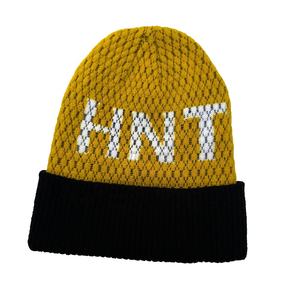 Bonnet en tricot gaufré Hiver 2024, design tendance, bord côtelé nid d'abeille, accessoires de mode unisexe, pour les voyages d'affaires - Product Image 2