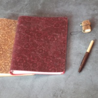 Personnalisable 2025 Vintage Mini Journal Notebook Planner Faux cuir et couverture en PU à feuilles mobiles pour un usage professionnel ou personnel